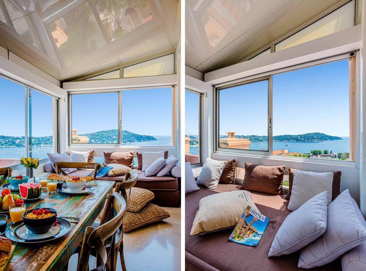 My Casa - Villefranche Cauvin - Panoramic Sea View Ac Zewnętrze zdjęcie